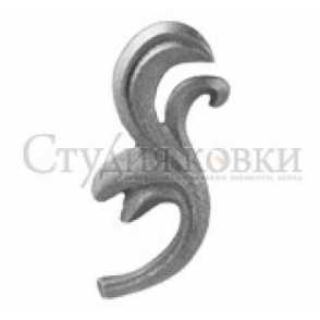 Кованый лист арт. SK22.29.1L разм. 110x56 (4мм)