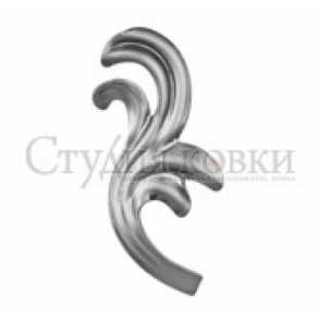 Кованый лист арт. SK22.29R разм. 120x50 (2мм)