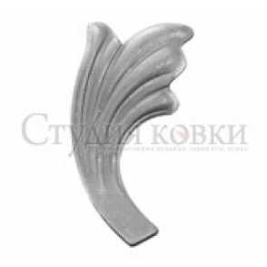 Кованый лист арт. SK22.33L разм. 100x50 (2мм)