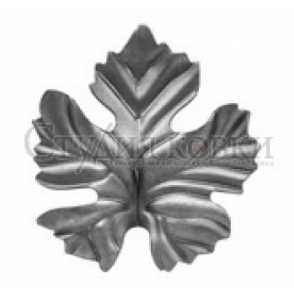 Кованый виноградный лист арт. SK22.35.12 разм. 122x115 (1.8мм)