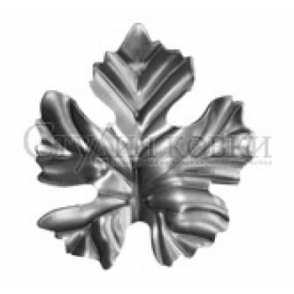 Кованый виноградный лист арт. SK22.35 разм. 95x85 (2мм)