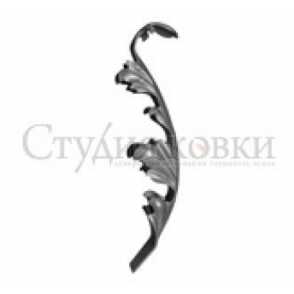 Кованый лист арт. SK22.37 разм. 280x50 (2.5мм)
