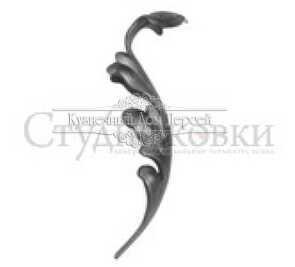 Кованый лист арт. SK22.43.1 разм. 160x40 (2.5мм)