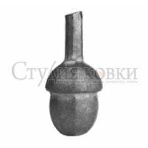 Кованый желудь дубовый арт. SK22.45.4 разм. 45x20