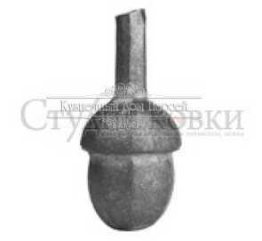 Кованый желудь дубовый арт. SK22.45.4 разм. 45x20