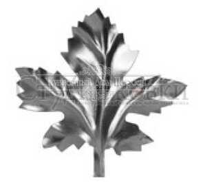Кованый лист арт. SK22.47.4 разм. 80x80 (1мм)