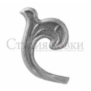 Кованый лист арт. SK22.53L разм. 70x40 (4мм)