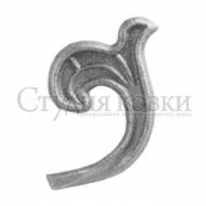 Кованый лист арт. SK22.53R разм. 70x40 (4мм)