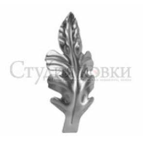Кованый лист арт. SK22.56.2 разм. 132x57 (2мм)
