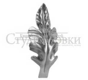 Кованый лист арт. SK22.56.2 разм. 132x57 (2мм)