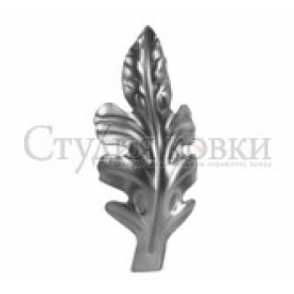 Кованый лист арт. SK22.56.3 разм. 150x66 (2мм)