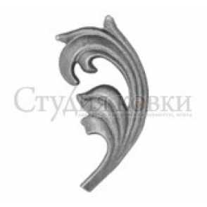 Кованый лист арт. SK22.57R разм. 140x65 (4мм)