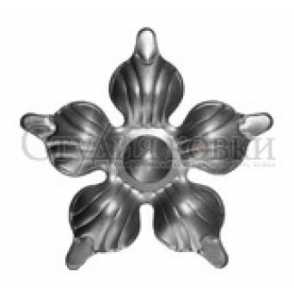 Кованый цветок арт. SK23.02.2 разм. 95 (2мм)