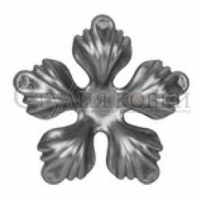 Кованый цветок арт. SK23.03.2 разм. 86 (1мм)