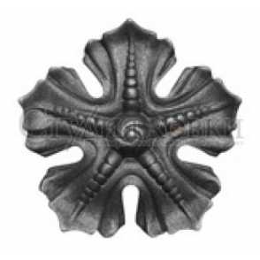 Кованый цветок арт. SK23.05.1 разм. 125 (3мм)
