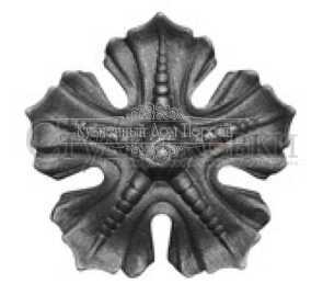 Кованый цветок арт. SK23.05 разм. 85 (3мм)