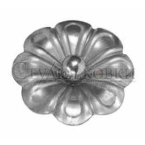 Кованый цветок арт. SK23.07.1 разм. 60 (2мм)