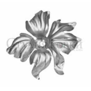 Кованый цветок арт. SK23.08.1 разм. 145x130 (2мм)