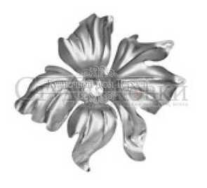 Кованый цветок арт. SK23.08.1 разм. 145x130 (2мм)