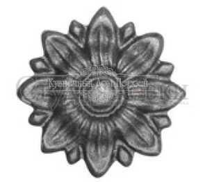 Кованый цветок арт. SK23.12.99 разм. 55 (8мм)