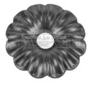 Кованая ромашка арт. SK23.13.1 разм. 95 отв 16 (2.5мм)