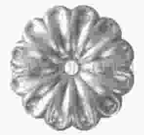 Кованый цветок арт. SK23.13.2 разм. 65 (1мм)