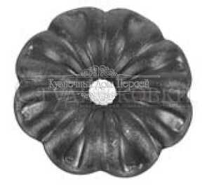 Кованая ромашка арт. SK23.13 разм. 65 отв 10 (3мм)