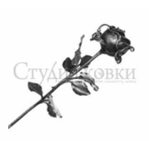 Кованая роза (не крашеная) арт. SK23.19 разм. 500 d70