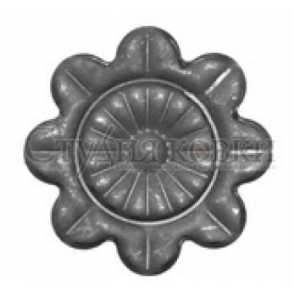 Кованый цветок арт. SK23.26 разм. 62 (2.5мм)