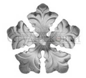 Кованый цветок арт. SK23.33.1 разм. 85 (2мм)