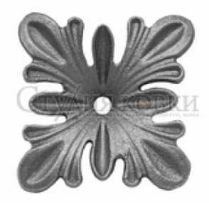 Кованый цветок арт. SK23.40 разм. 75x75x4