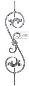 Кованая балясина арт. 239 разм. 19,5x90