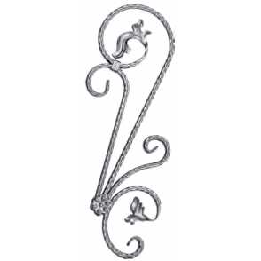 Кованая розетка арт. 244 разм. 26x75