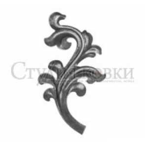 Кованый лист арт. SK25.01.2R разм. 240x140 (2мм)