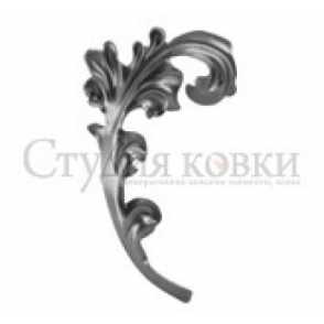 Кованый лист арт. SK25.02.1L разм. 230x135  (1.2мм)