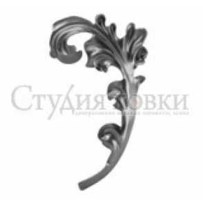Кованый лист арт. SK25.02.1R разм. 230x135  (1.2мм)