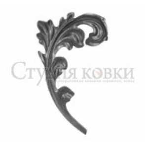 Кованый лист арт. SK25.02.2L разм. 230x140  (2мм)