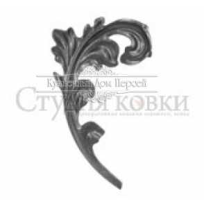 Кованый лист арт. SK25.02.2L разм. 230x140  (2мм)