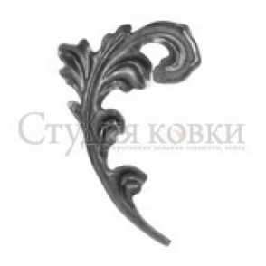 Кованый лист арт. SK25.02.3L разм. 142x83  (2мм)