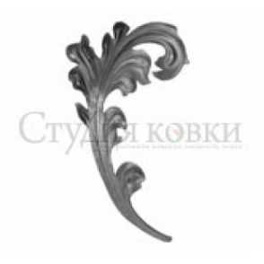 Кованый лист арт. SK25.02L разм. 240x150  (2мм)