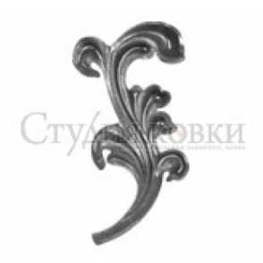 Кованый лист арт. SK25.03.2L разм. 200x95  (2мм)