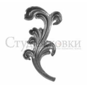 Кованый лист арт. SK25.03.2R разм. 200x95  (2мм)