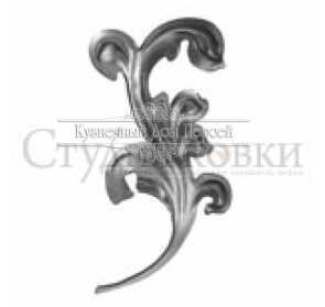 Кованый лист арт. SK25.03L разм. 190x90  (2мм)