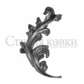 Кованый лист арт. SK25.04.2L разм. 295x175  (2мм)
