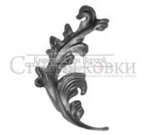Кованый лист арт. SK25.04.2L разм. 295x175  (2мм)