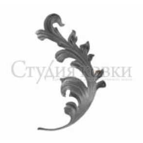 Кованый лист арт. SK25.04R разм. 290x165  (2мм)