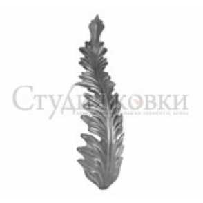 Кованый лист арт. SK25.07 разм. 100x360  (2мм)