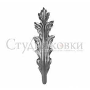 Кованый лист арт. SK25.09.1 разм. 280x70  (1.5мм)