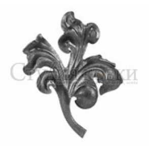 Кованый лист арт. SK25.10.2L разм. 165x130  (2мм)