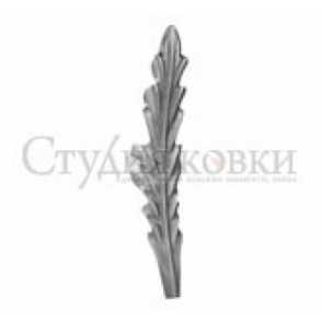 Кованый лист арт. SK25.13 разм. 57x237  (2мм)